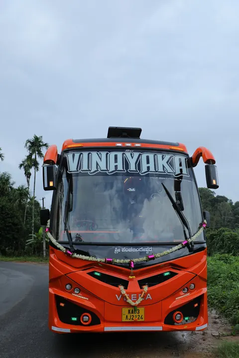 Sri Vinayaka Bus on the Move