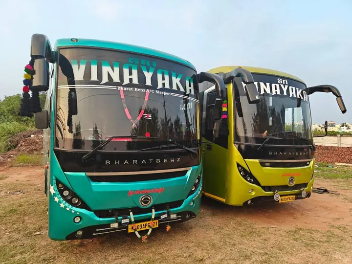 Sri Vinayaka BharatBenz Front Closeup