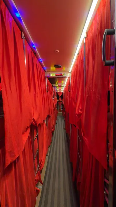 Sri Vinayaka Sleeper Aisle and Curtains
